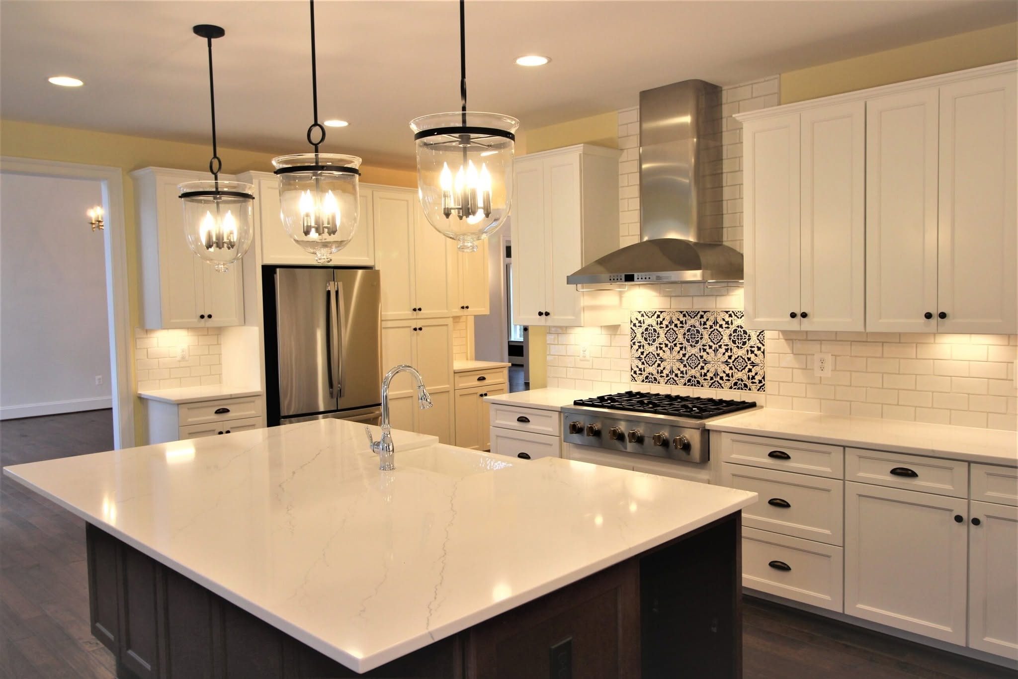 Bright custom kitchen